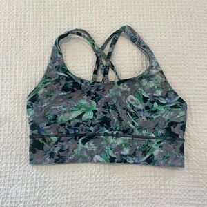 Lululemon Energy longline sports bra, size 8.